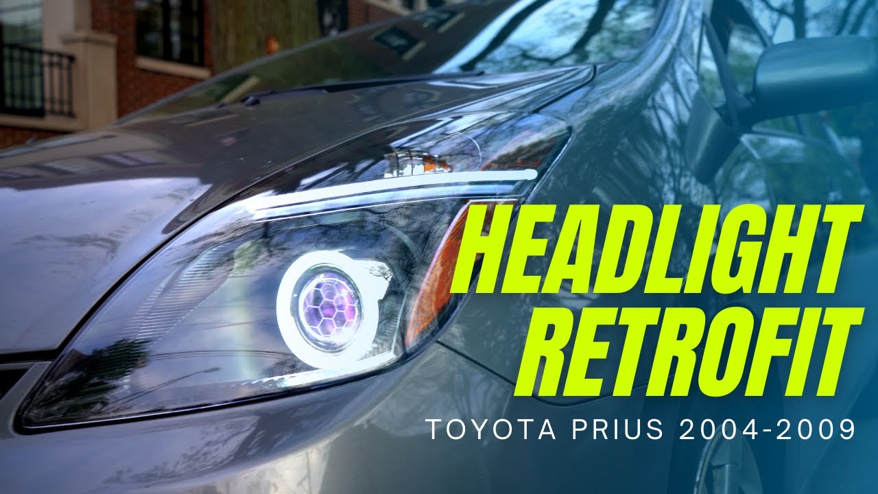 Как модернизировать проекционные фары Toyota Prius 2-го поколения (2004-2009) своими руками
