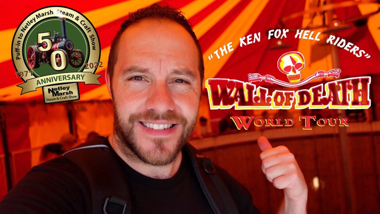 MY FIRST WALL OF DEATH! Netley Marsh Steam Rally Vlog - 50th anniversary- July 2022