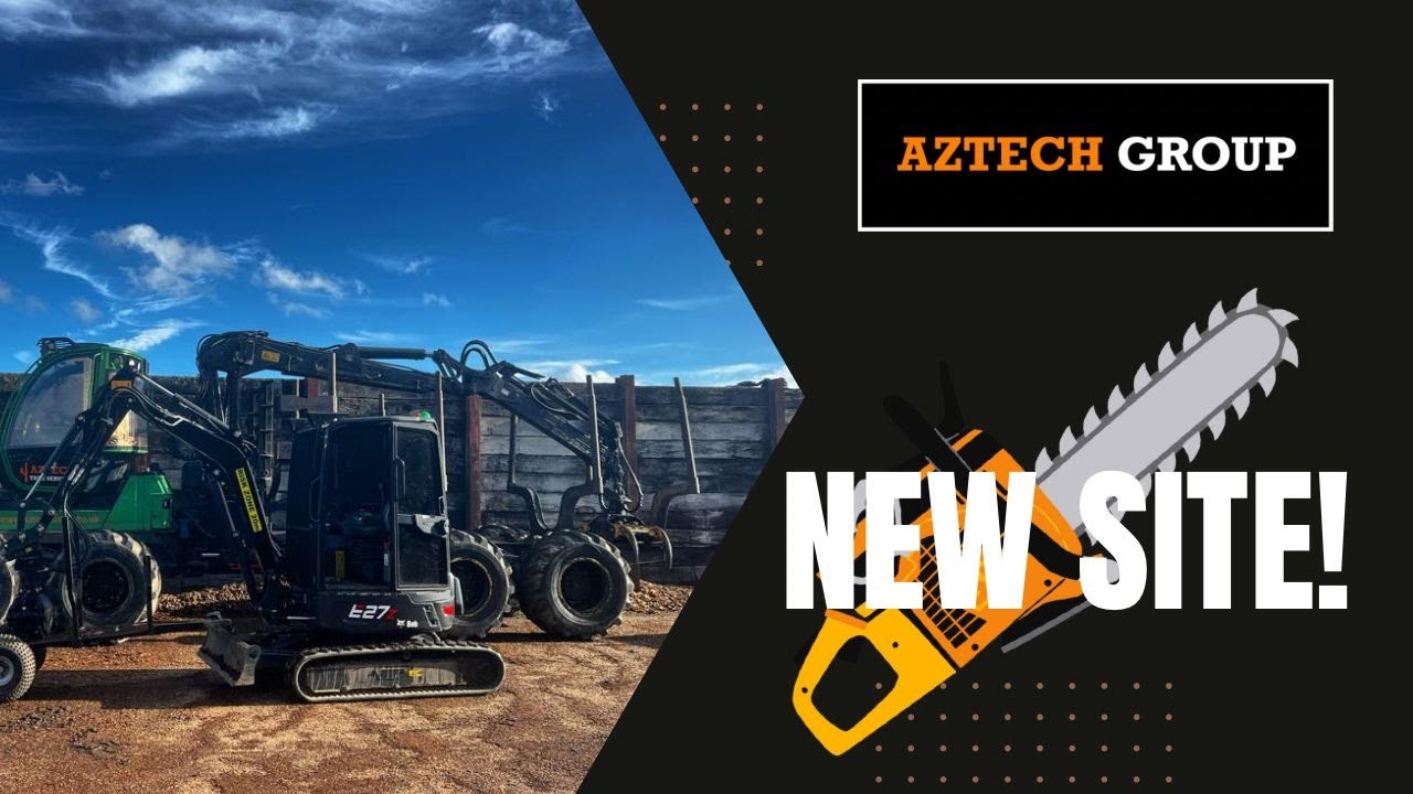 Aztech Group - Episode 3: New Forestry site, Large Conifer clearance and Yard maintenance!