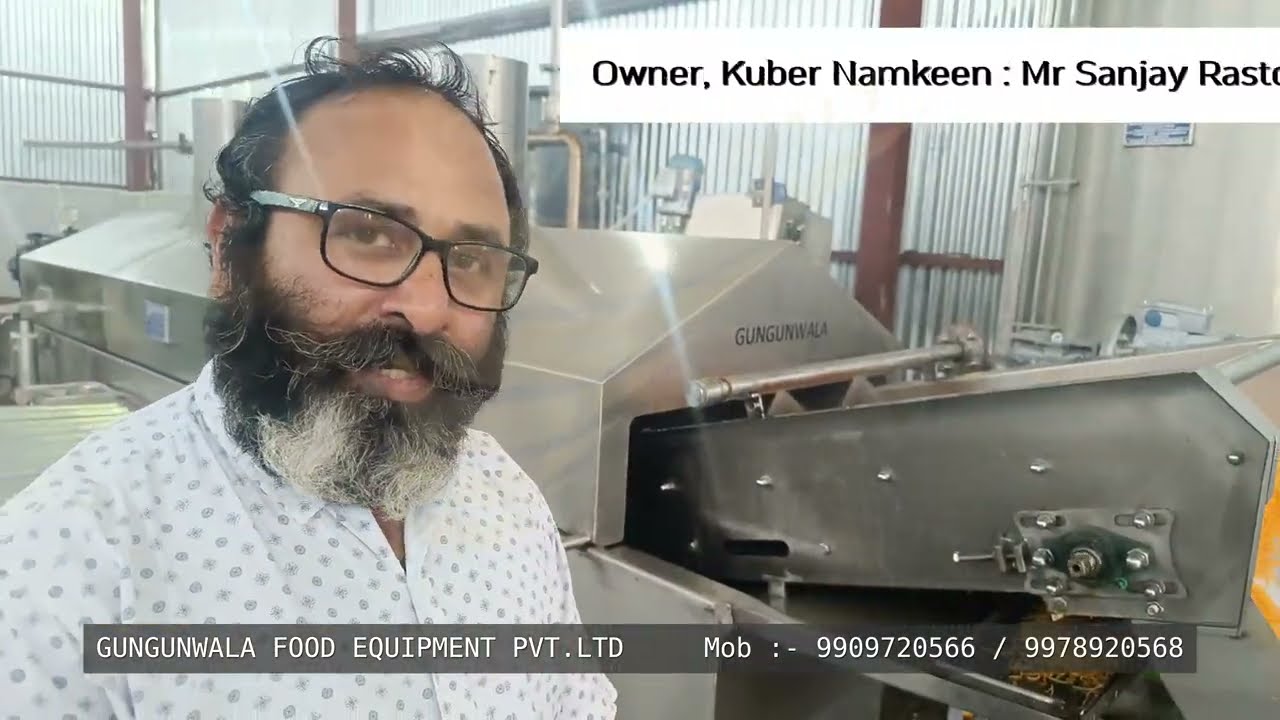 Latest Generation of Namkeen Fryer by GUNGUNWALA
