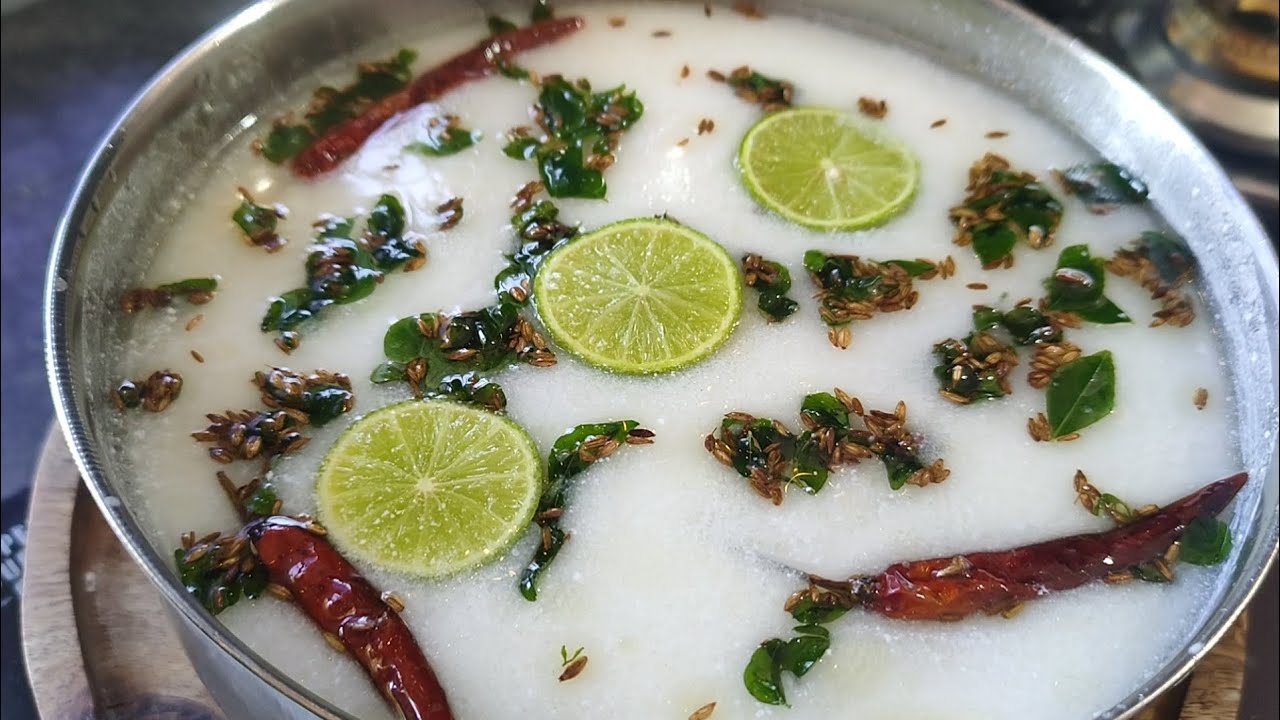 Odia Pakhal Recipe l Dahi Chunka Pakhal Recipe l Pakhal Recipe 