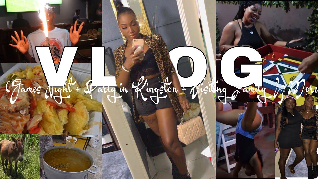 JAMAICA WEEKLY VLOG! Games Night & Party in Kingston + Country Run & More | Jodi The Island Girl
