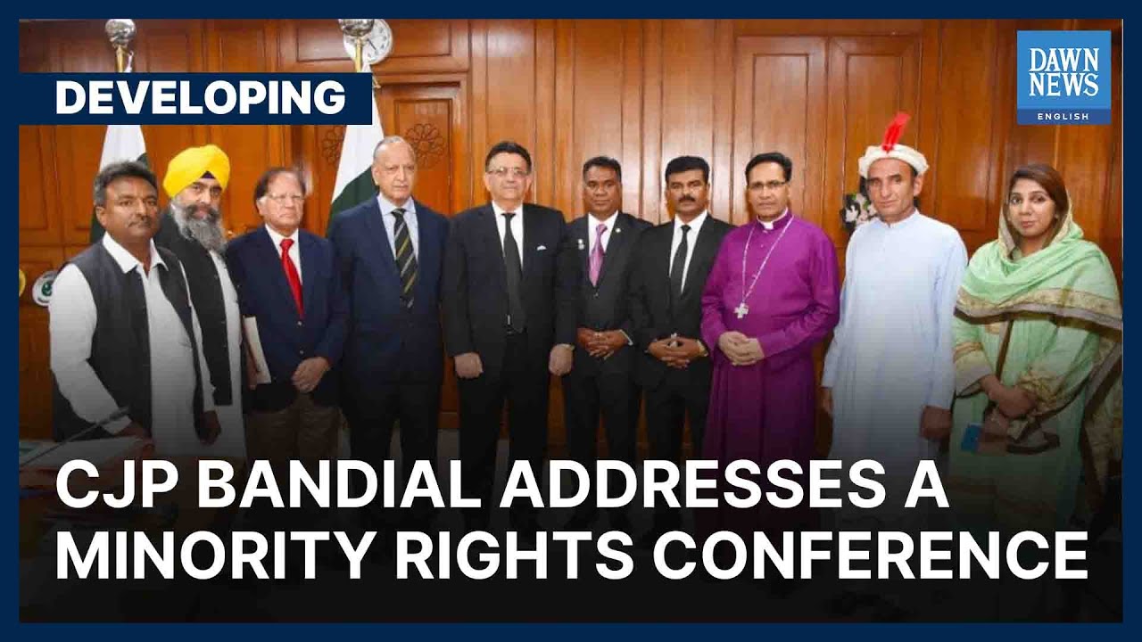 CJP Bandial speaks at a conference on minority rights | Dawn News English
