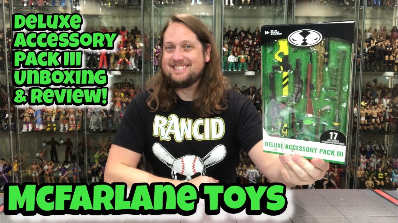 Распаковка и обзор набора аксессуаров McFarlane Deluxe Accessory Pack III!