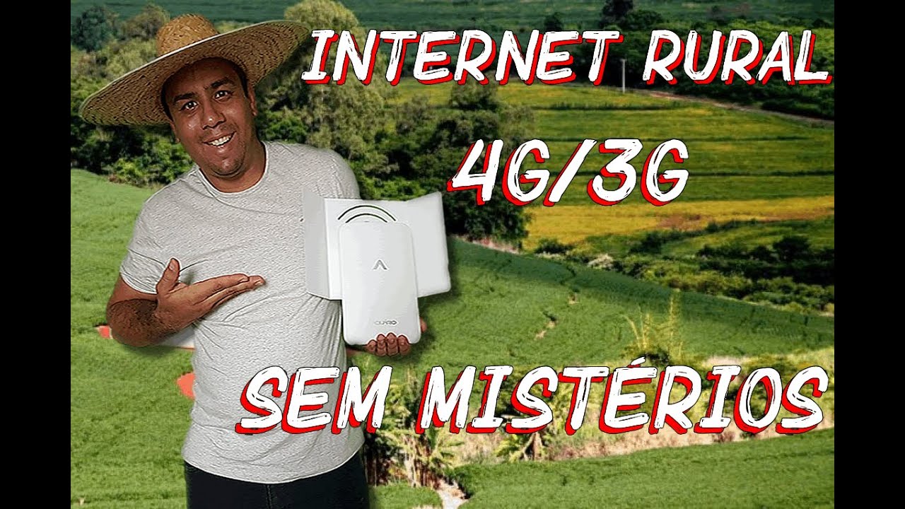 COMO TER INTERNET RURAL PASSO A PASSO.