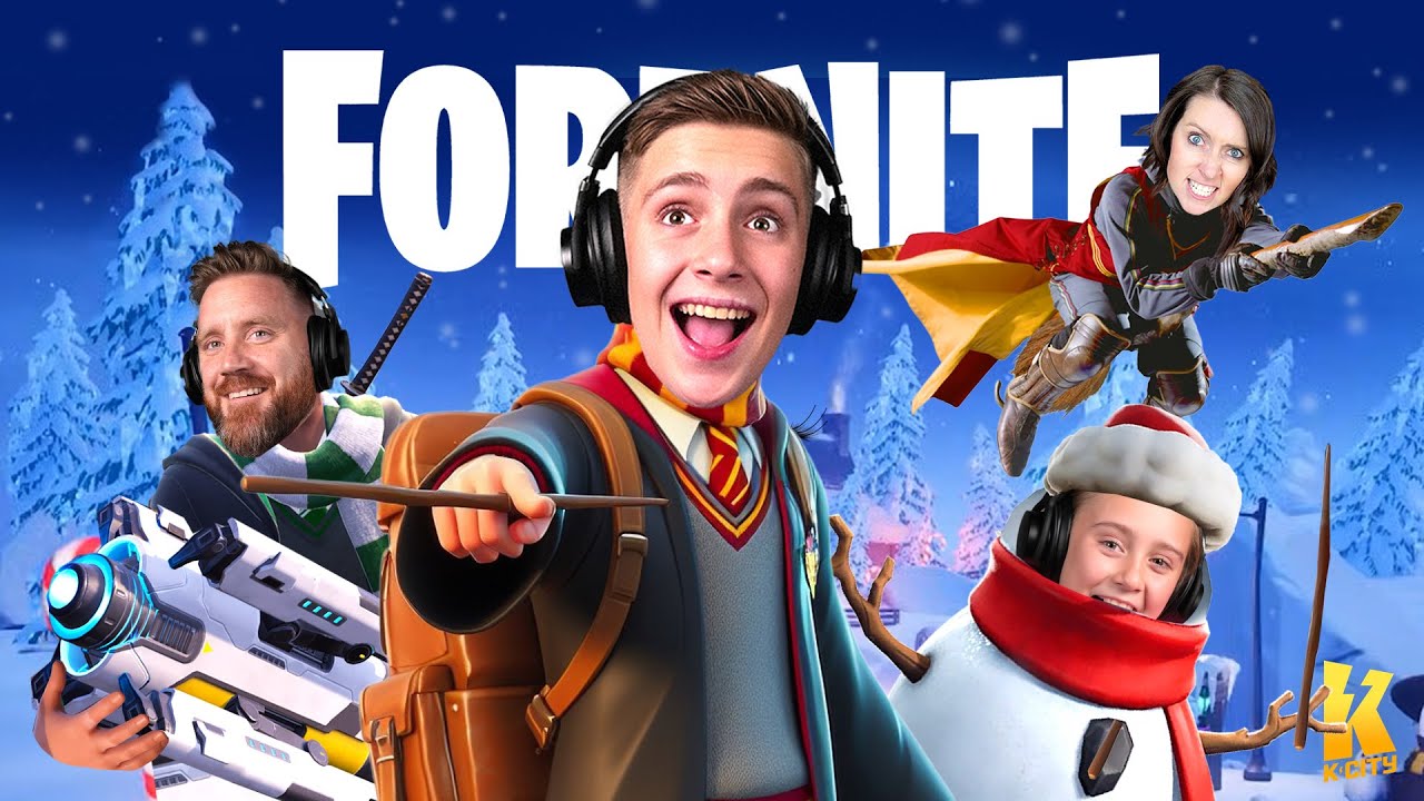 We Became Harry Potter WIZARDS in Fortnite Winterfest!