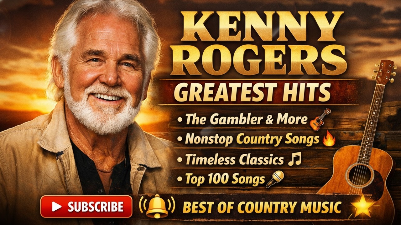 Top 100 Kenny Rogers Songs 🎤 Kenny Rogers Nonstop Playlist 🔥 The Best of Country Music