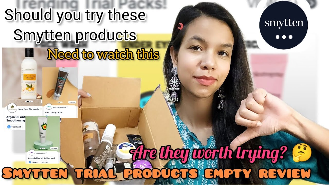 Smytten Huge Empties Review👍or 👎*Recommendations of products * #smytten #smyttentrialproducts