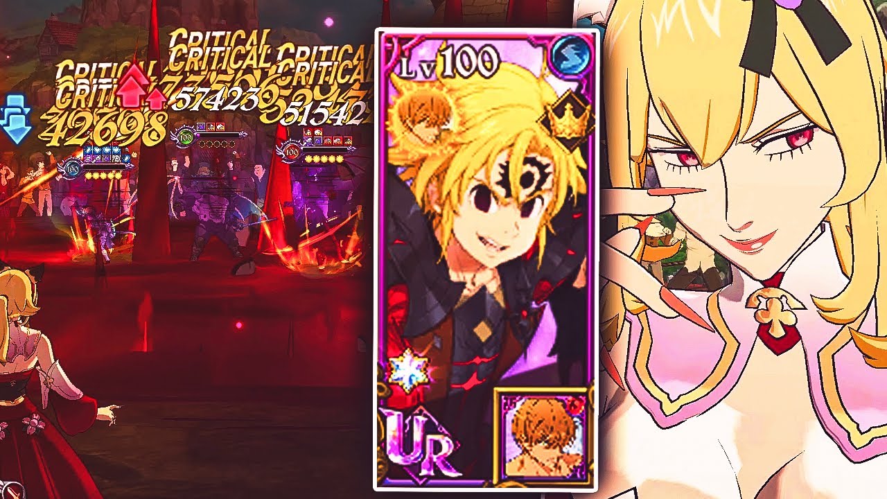DOUBLE HP SCALING! GELDA + BERSERK MELIODAS MASSIVE HP DEMON TEAM! 7DS GRAND CROSS