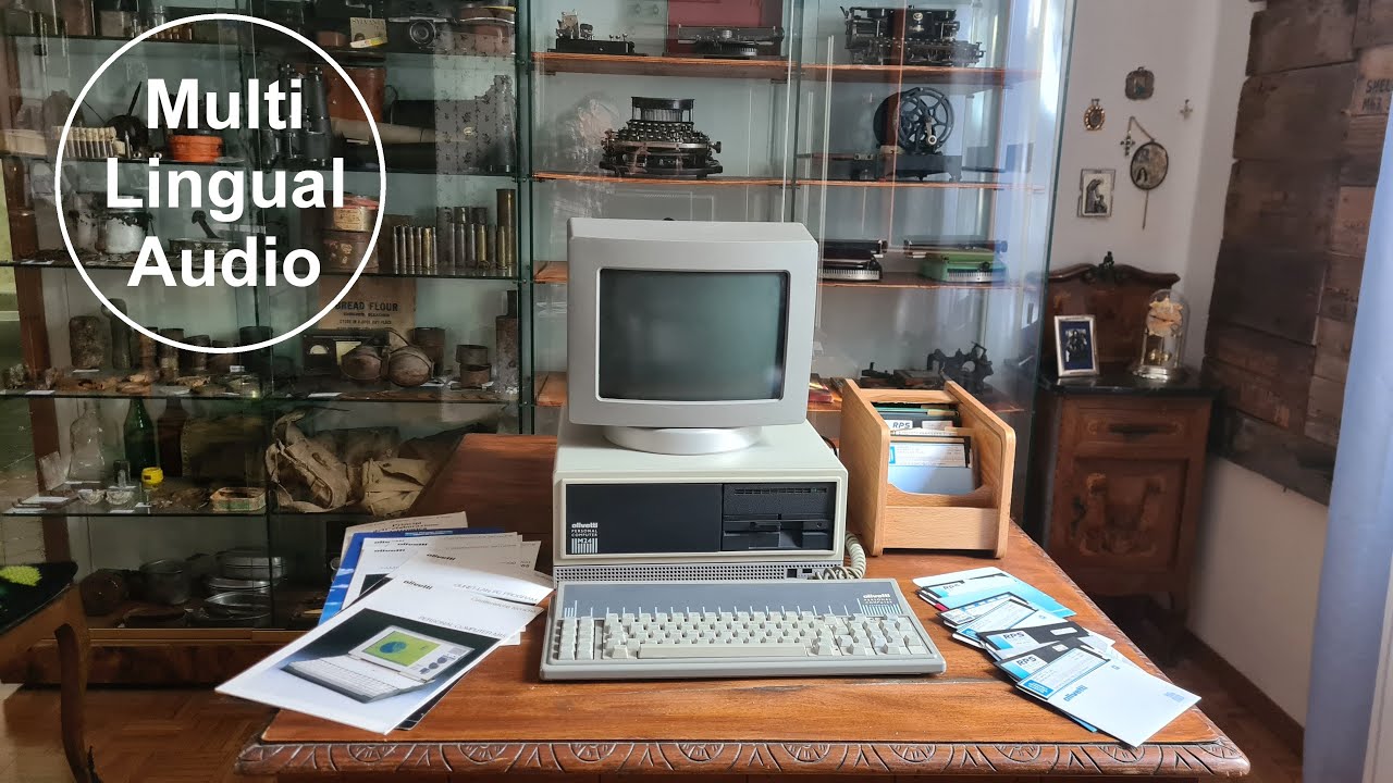 старый Olivetti PC M24 (1983) (видео № 69)