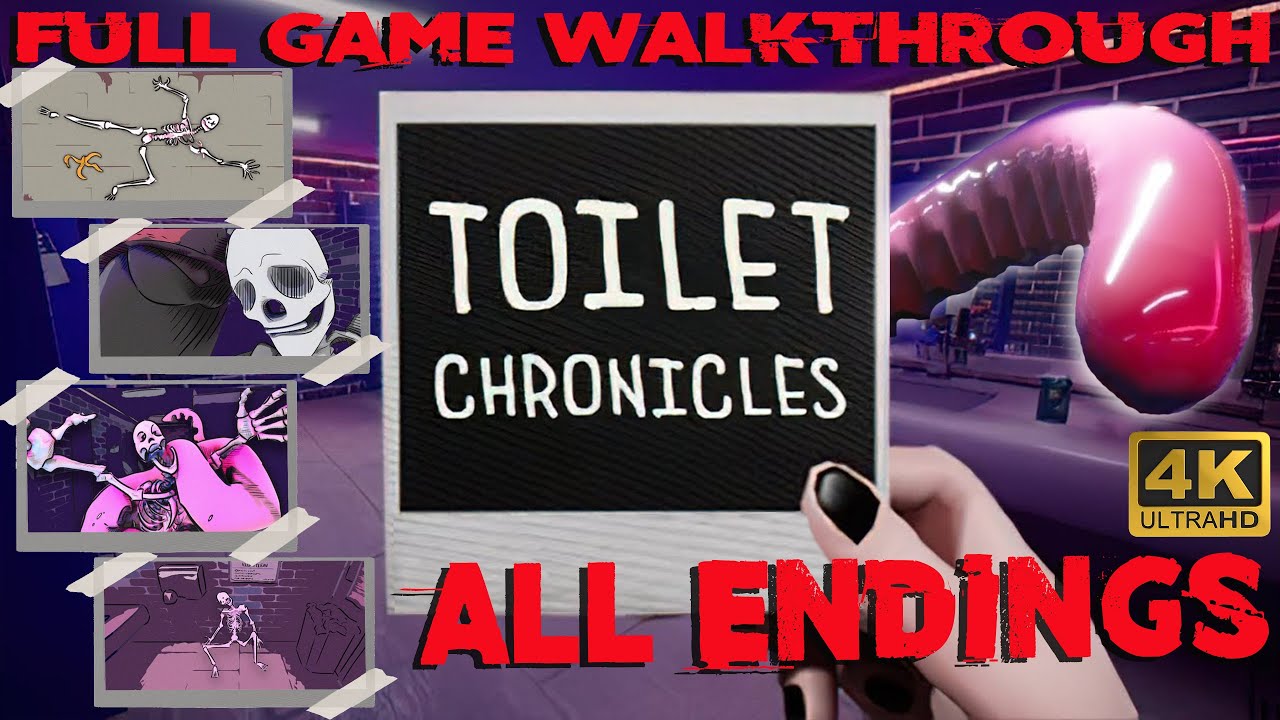 Toilet Chronicles All Endings/Full Game Gameplay  4K UHD