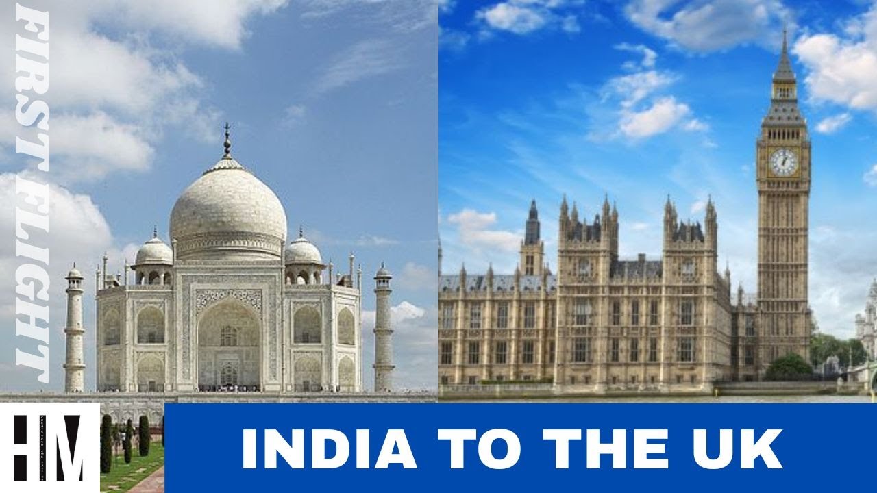 First Flight | India to The UK | HM Vlogs