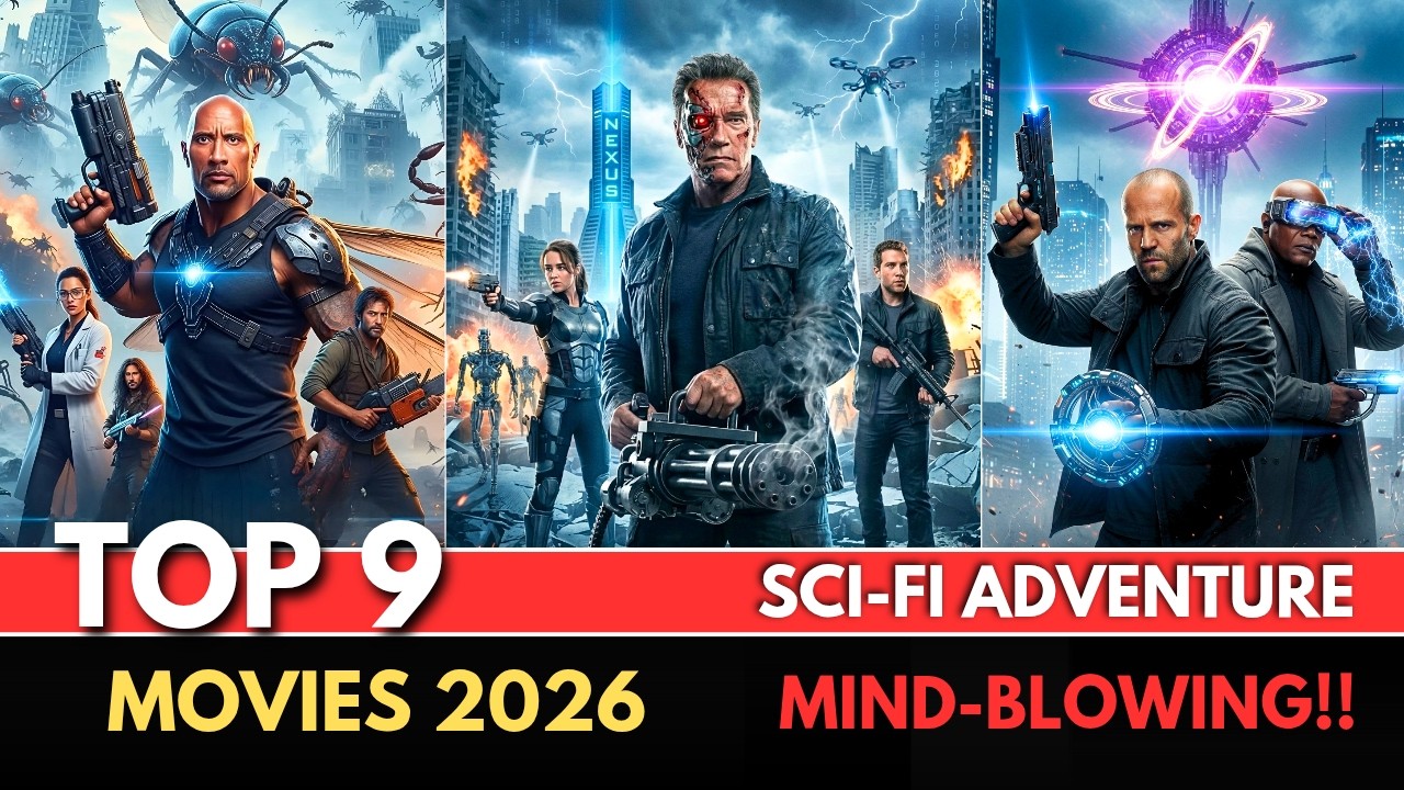 Top 9 Best Sci-fi Movies in Hindi 2026 | Best Sci-Fi Movies of 2026 in Hindi | New Sci-Fi Movies
