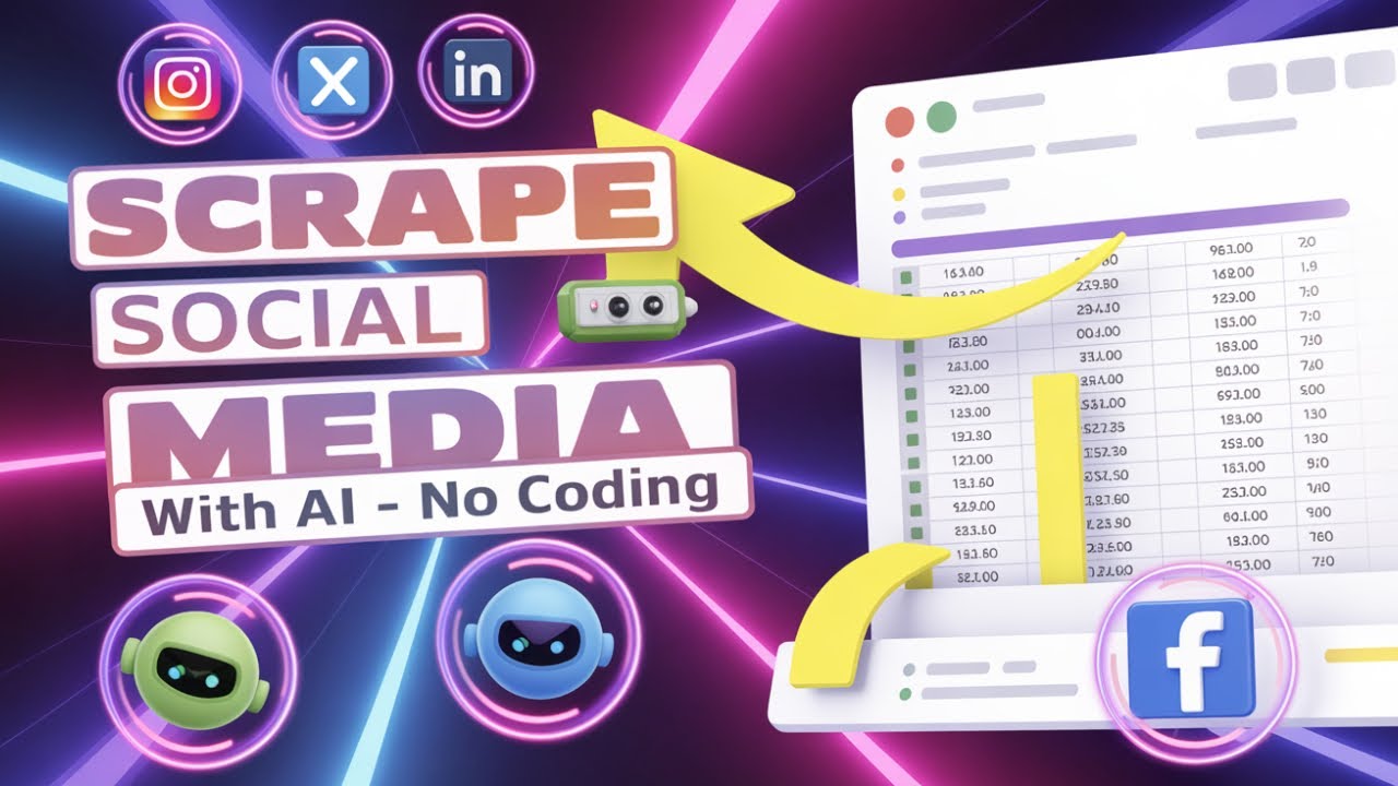 How to Scrape Any Social Media with AI (No Coding) &mdash; Extract Data in Minutes |