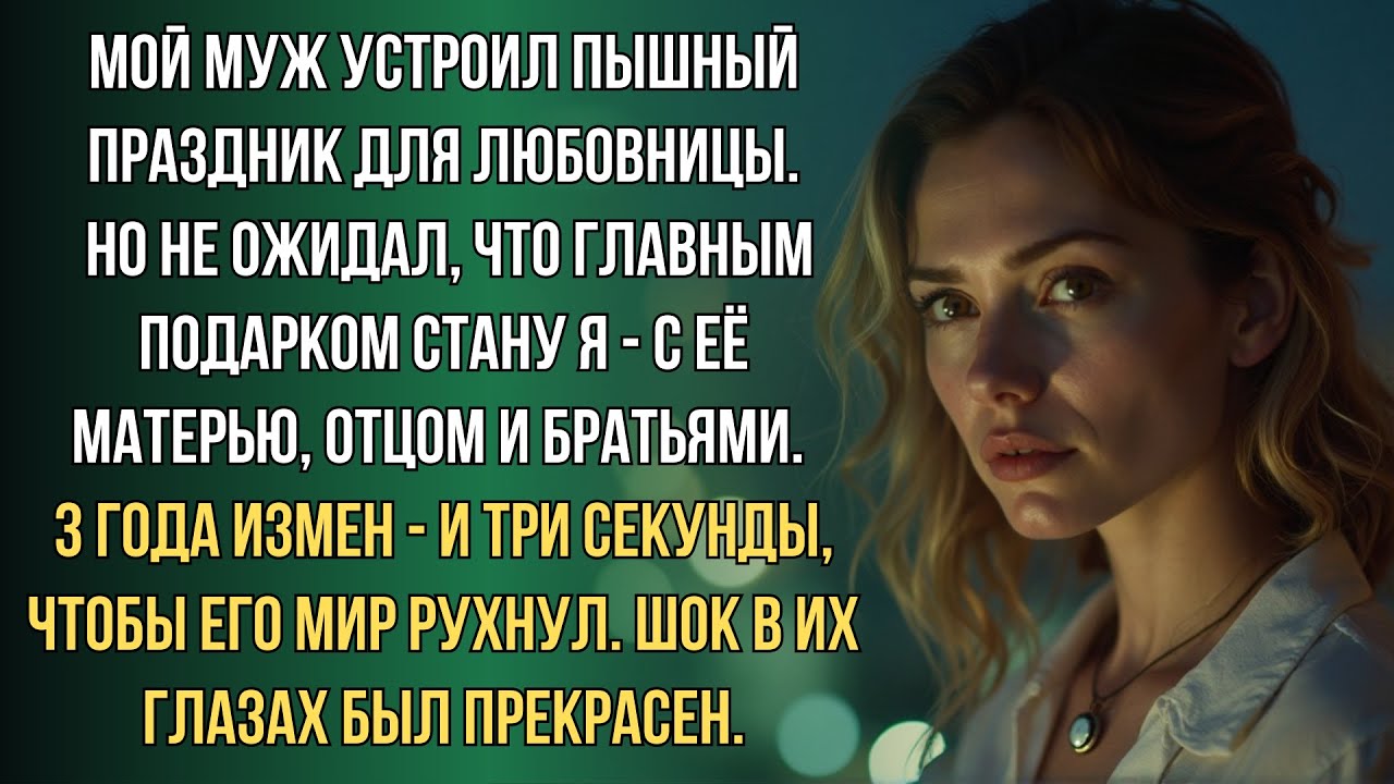 День рождения любовницы мужа. Мой неожиданный подарок...