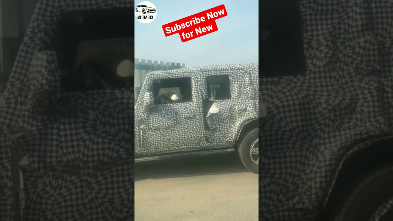 Mahindra Thar 5 Door 2023 First Look 🔥#mahindrathar5door