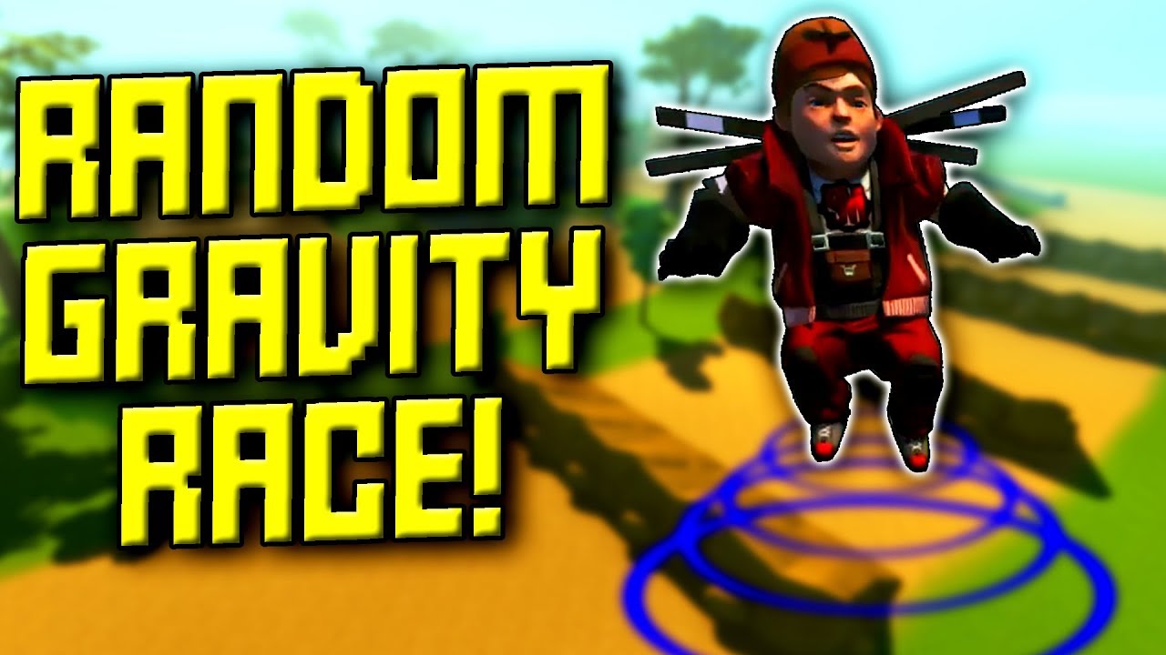 A Race! But Gravity Changes Every 5 Seconds! - Scrap Mechanic Multiplayer Monday! Ep 108