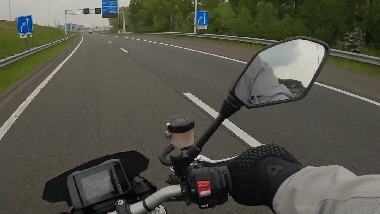 AVD examenroute Spijkenisse met de Yamaha MT 09 2022