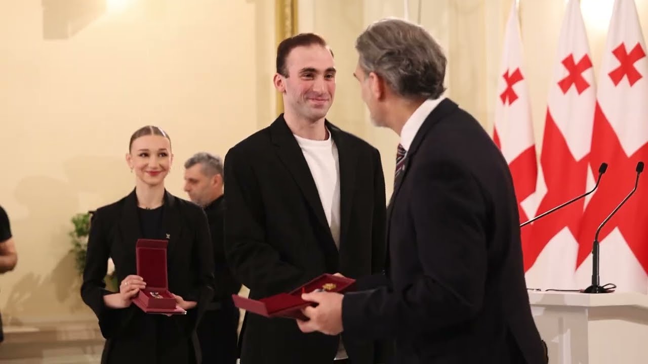 ოლიმპიელების დაჯილდოების ცერემონია