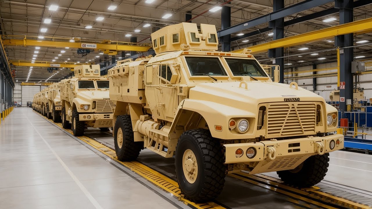 Inside the Oshkosh Factory &mdash; How America&rsquo;s Toughest Military Trucks Are Built (Full Process)