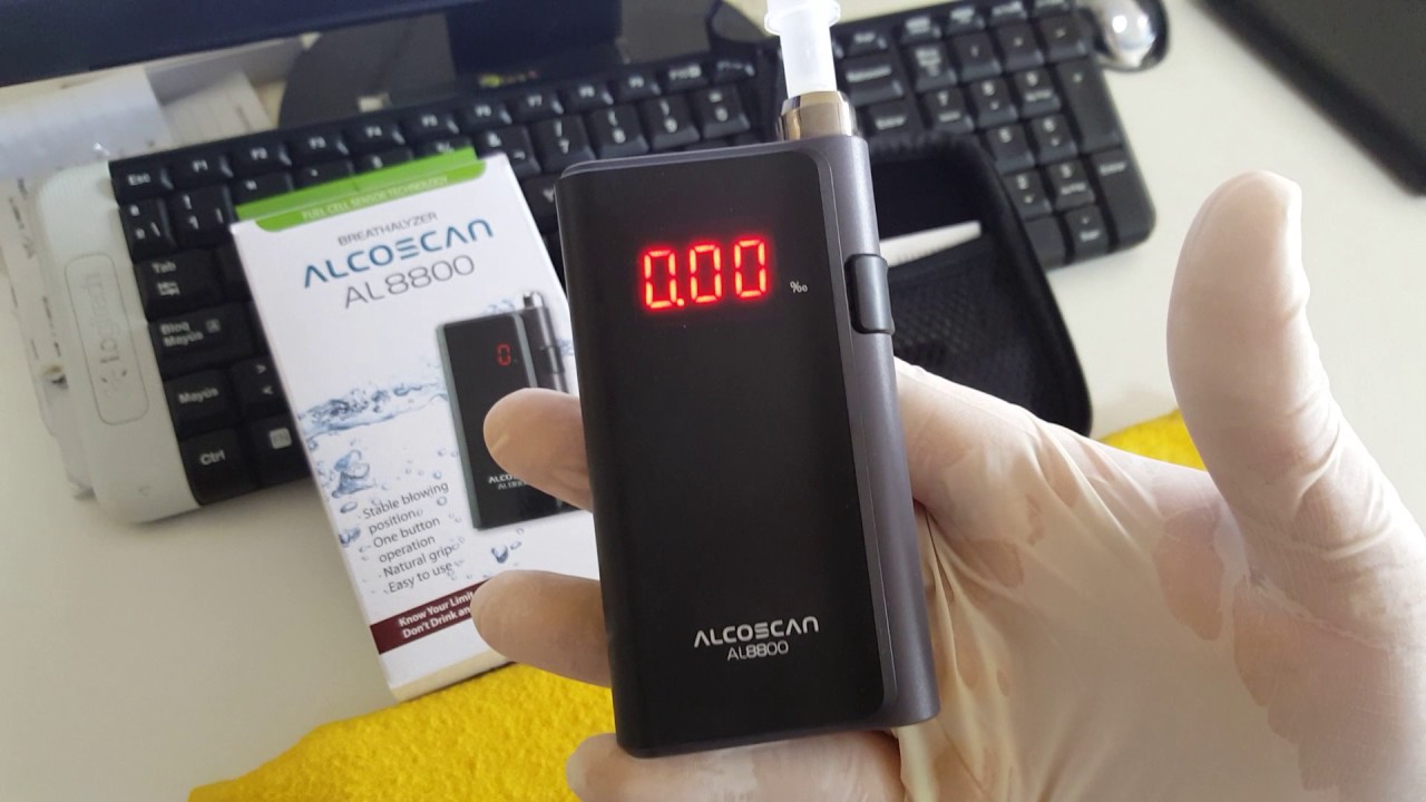 Uso del alcoholímetro ALCOSCAN AL8800