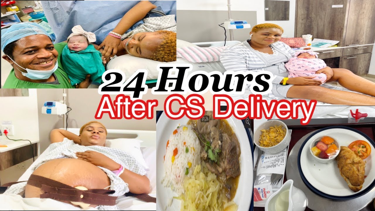 24 hours Stay After CS Delivery In South African🇿🇦hospital | Row Vlog & Room Tour