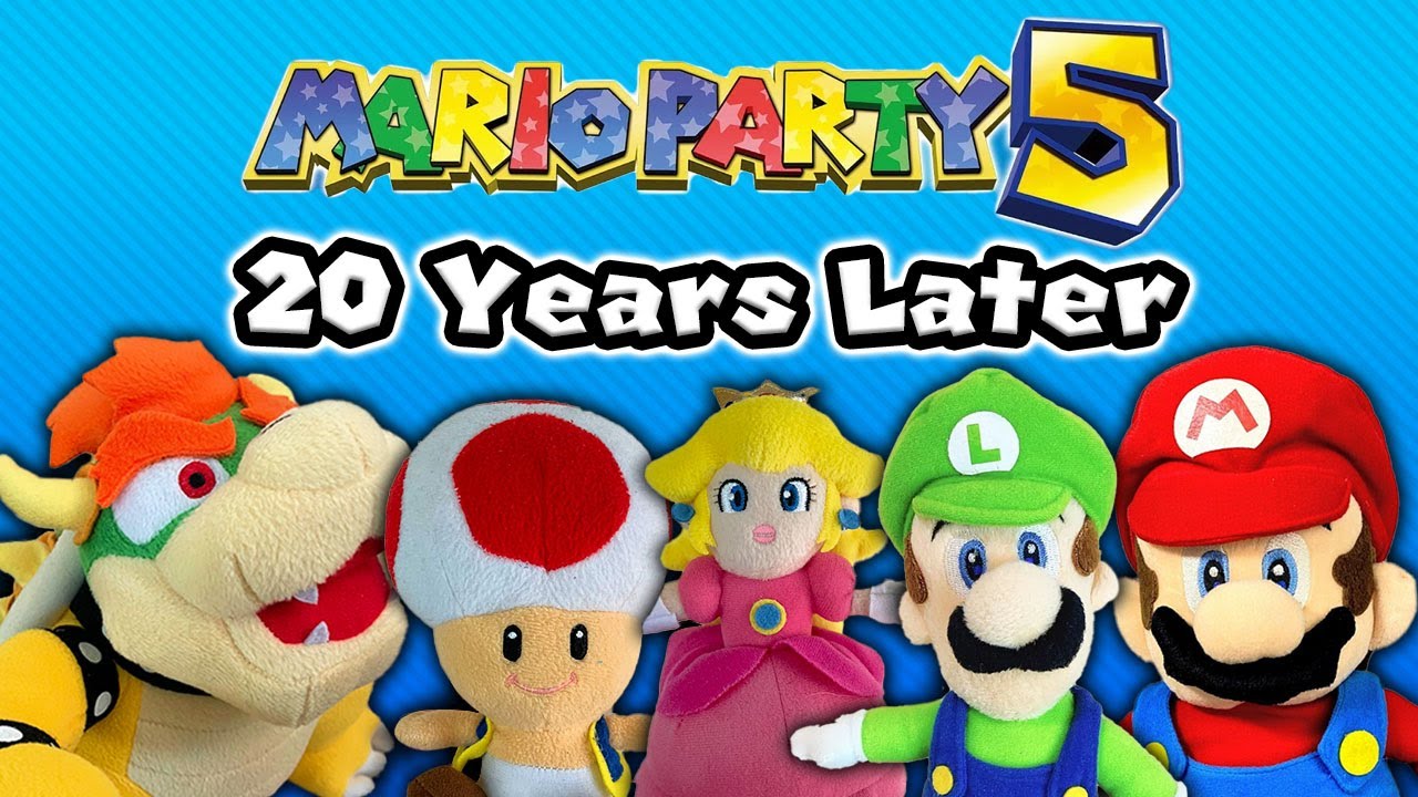 Мягкий набор Sanei Mario Party 5 — 20 лет спустя