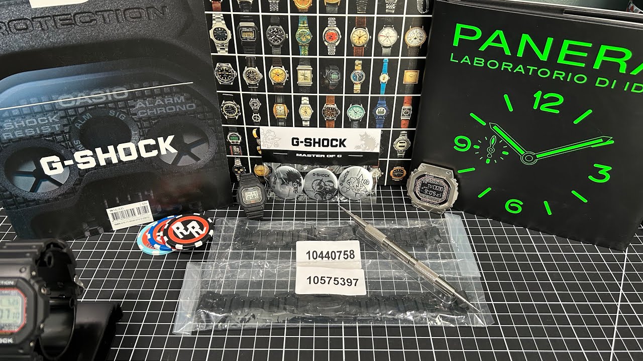 Adding a combi bracelet to a G-Shock Square.