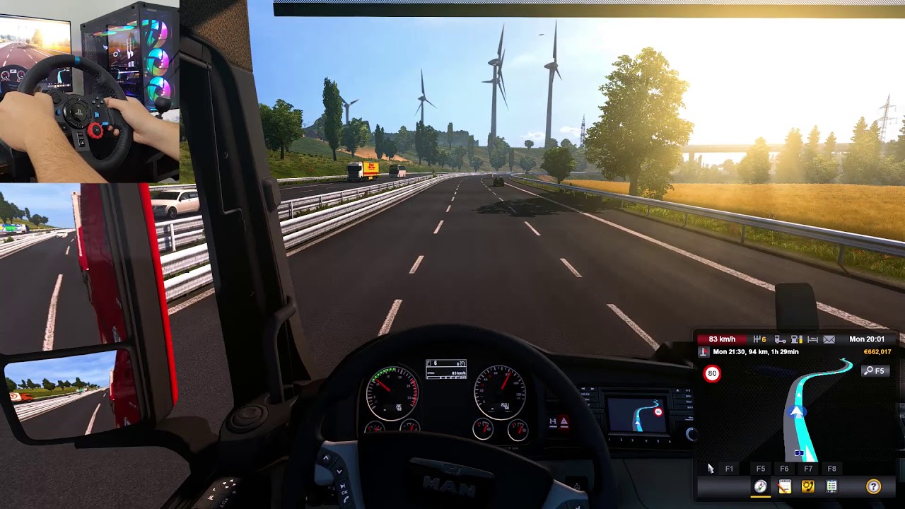 Euro Truck Simulator 2 | 1.39 Open Beta | Logitech G29 + shifter | Gameplay