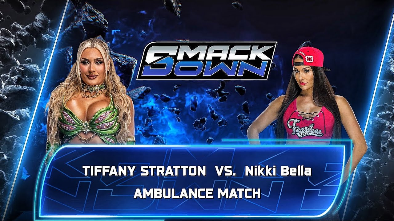 Tiffany Stratton Vs Nikki Bella - Ambulance Match At WWE Smackdown