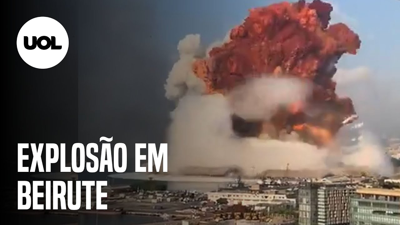 Grande explosão atinge Beirute, capital do Líbano