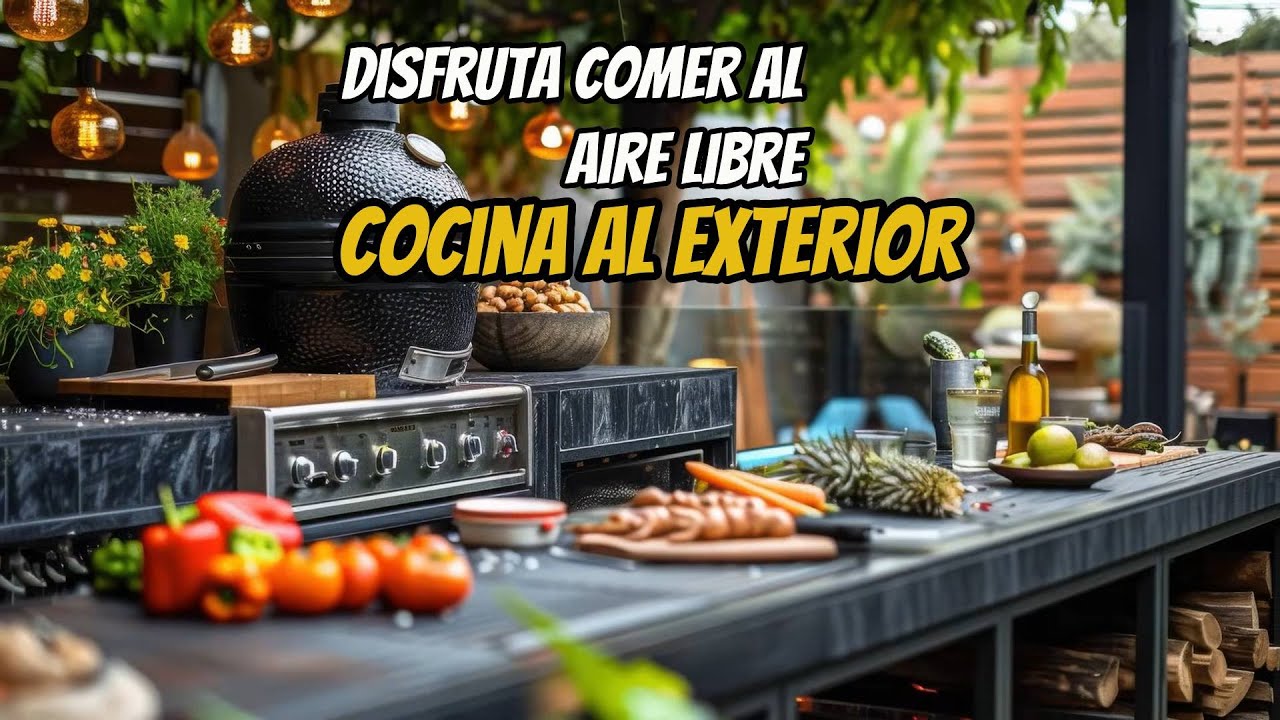 Cocinas al Aire Libre; la Mejor Forma de Comer Fuera de Casa