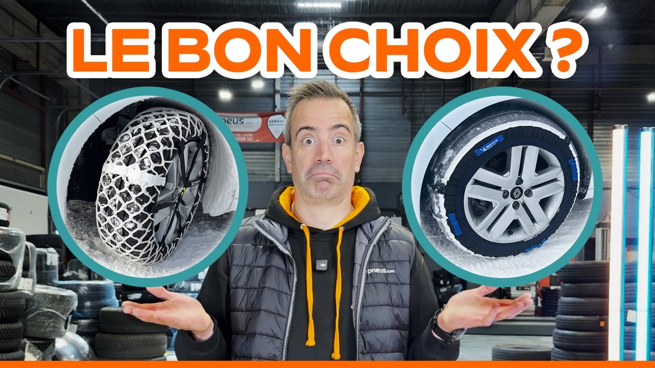 Chaînes ou chaussettes ? On vous aide à choisir