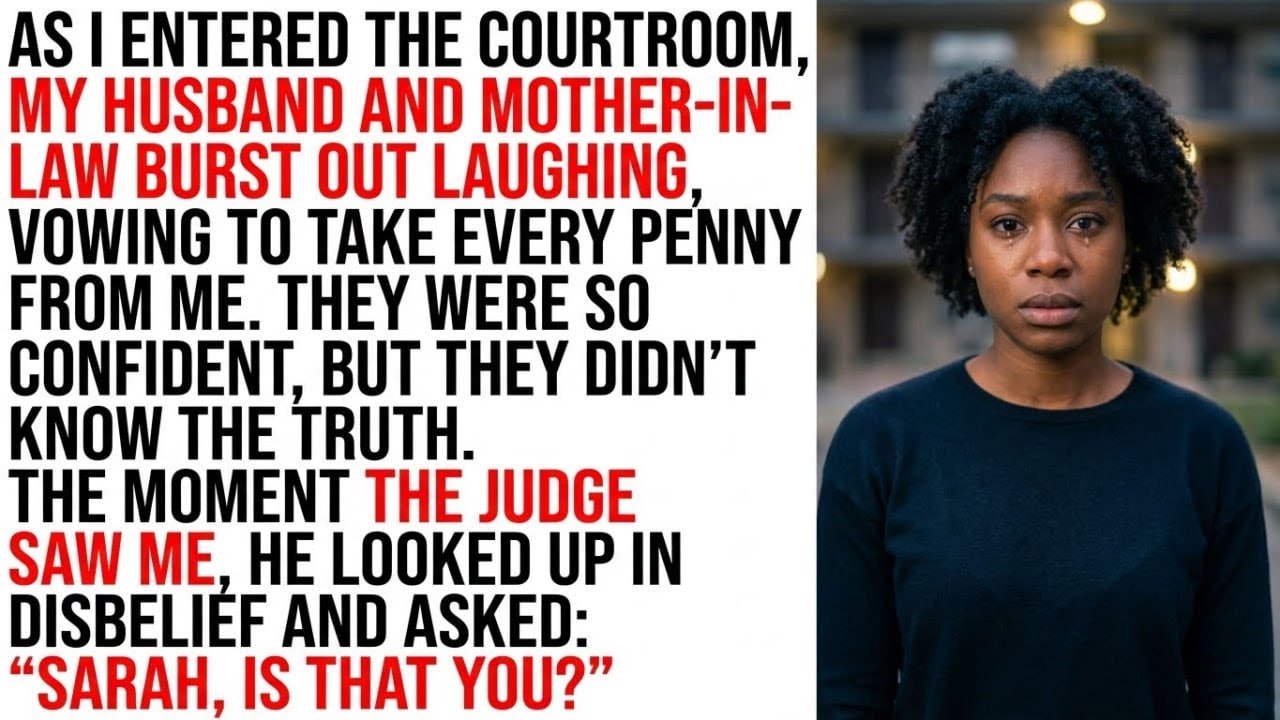 In court, they vowed to take every penny. But the judge recognized me: 'Sarah, is that you?'