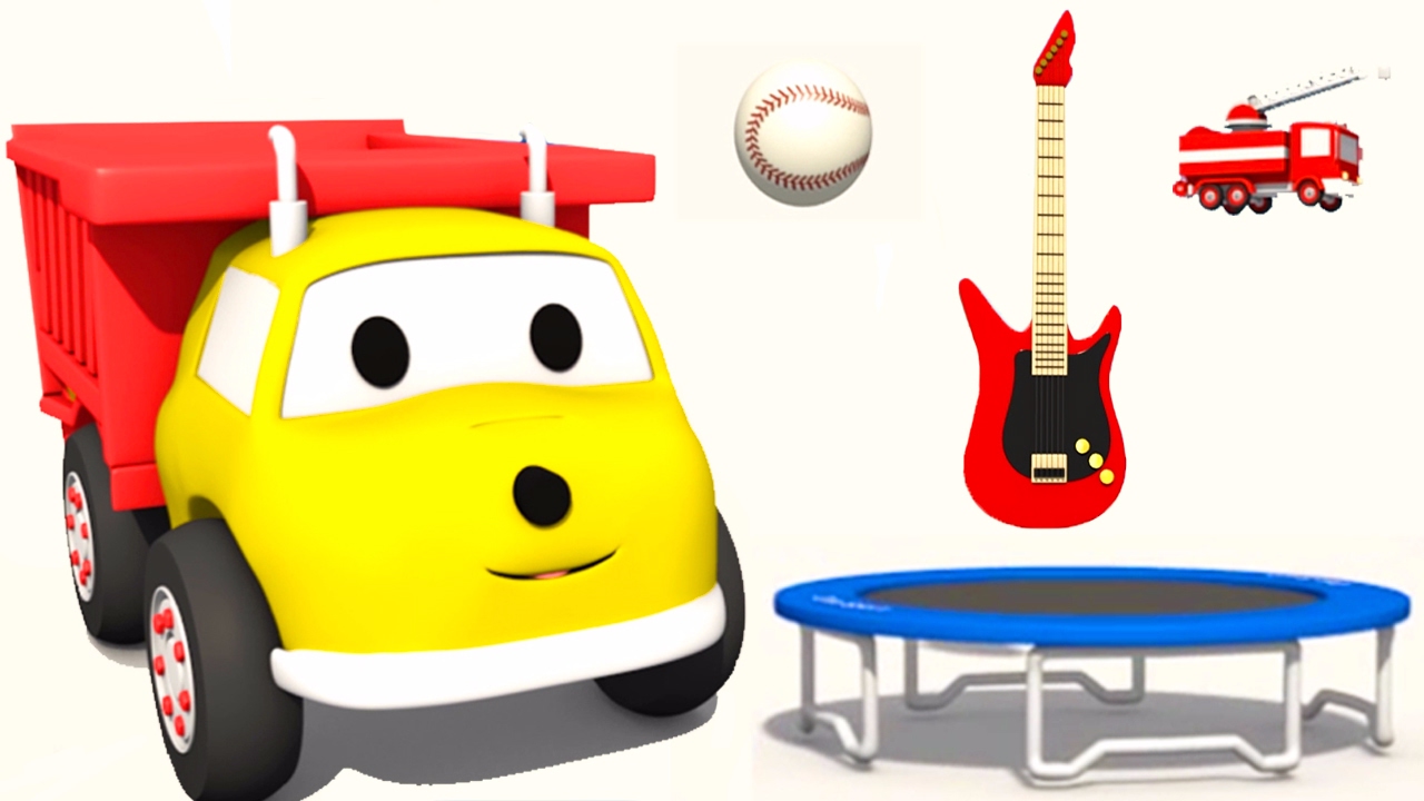 The Trampolines : Learn Numbers with Ethan the Dump Truck 🔢 | Educational cartoon for children 🎸⚾