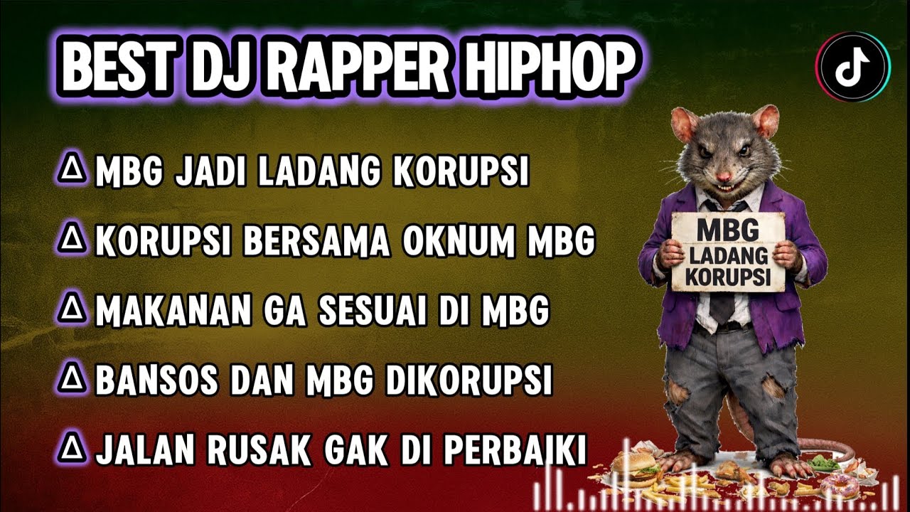 BEST DJ RAPPER HIPHOP || MBG JADI LADANG KORUPSI || KORUPSI BERSAMA OKNUM MBG || TERBARU #mbg #dj 