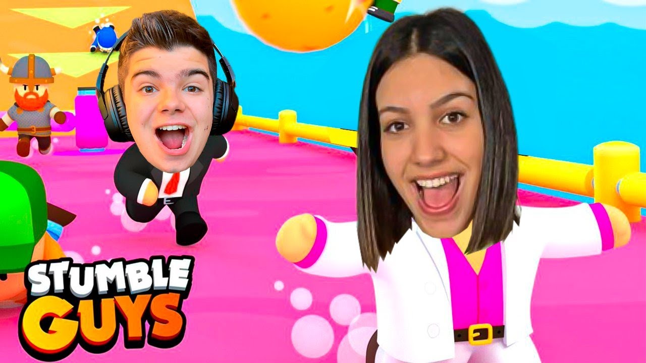 LA PRIMERA VEZ DE SALKA EN STUMBLE GUYS!!!