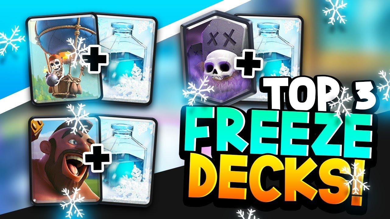 3 New FREEZE DECKS that are DOMINATING Ladder!