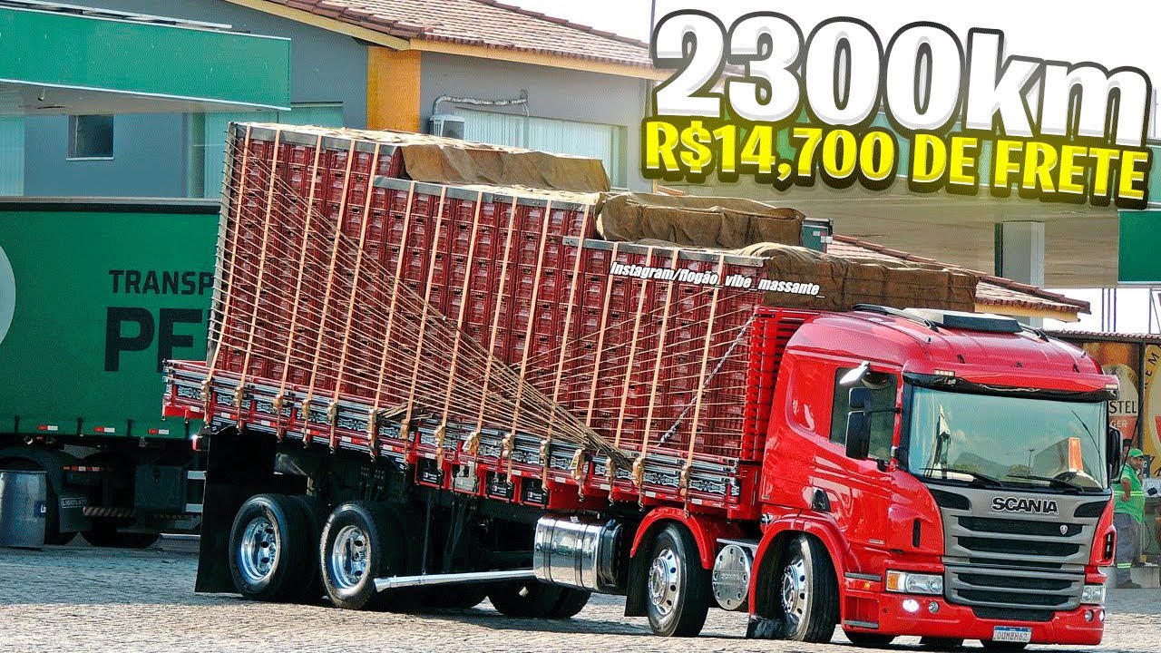 A VERDADE DESSE FRETE DE R$14,700 em 60 HORAS DE TRABALHO! 2300KM RODADO 🚛