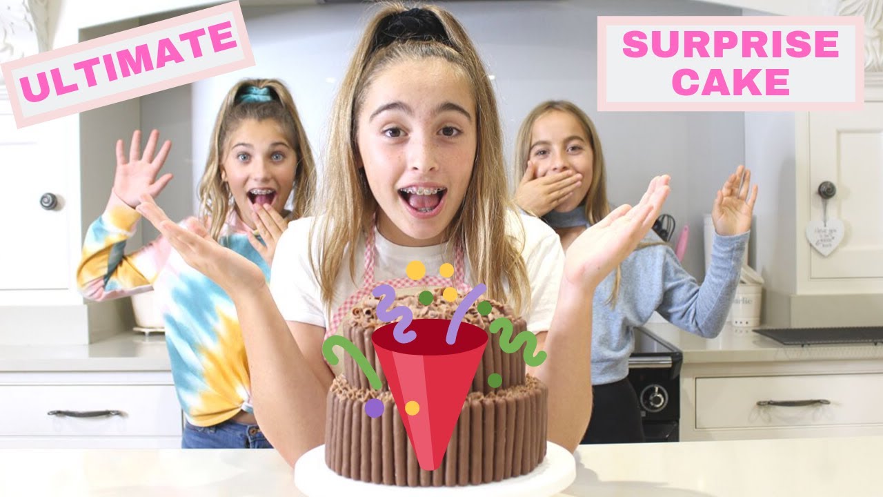 ULTIMATE SURPRISE INSIDE OUT CAKE | Baking | LilyBakes