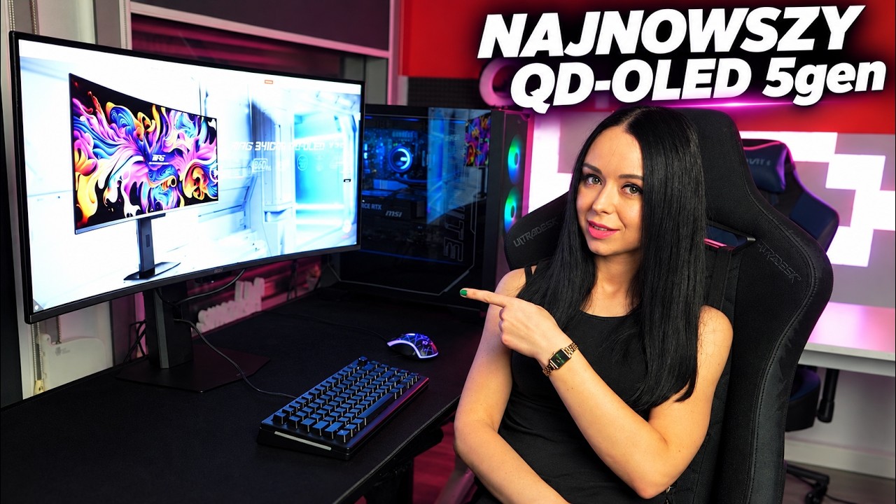 Monitor kt&oacute;ry robi wrażenie i gra za darmo.. - MSI MPG 341CQR QD-OLED X36