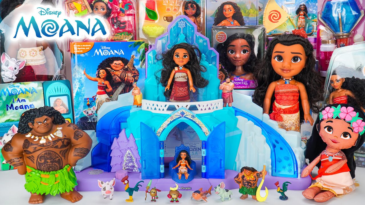 90 Minutes with Disney Moana Toys Collection Unboxing | Disney Princess Elsa's Ice Palace Playset