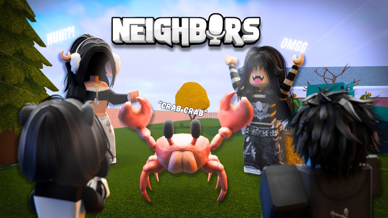 Троллинг в роли КРАБА в ROBLOX NEIGHBORS... | Троллинг в голосовом чате