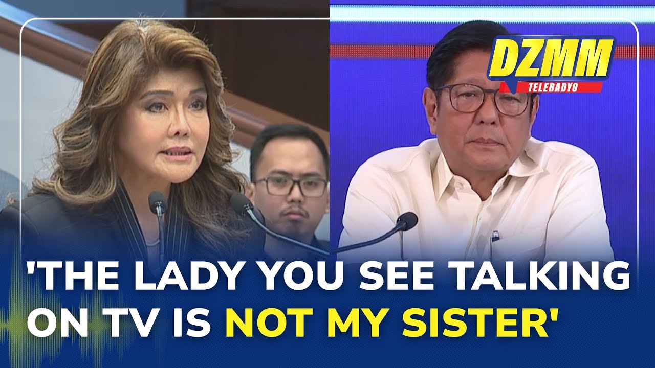 Marcos to Imee Marcos: She is not my sister | DZMM Teleradyo (24 November 2025)