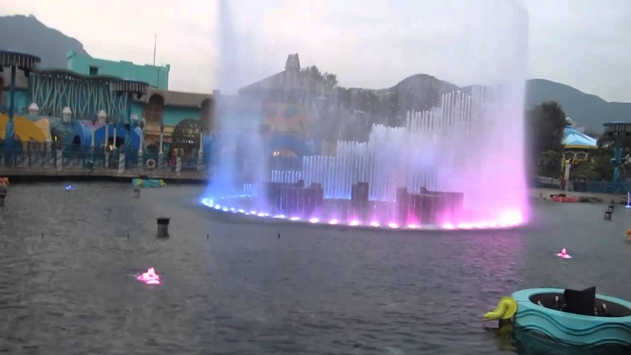 Ocean Park Hong Kong Fountain Show 2014