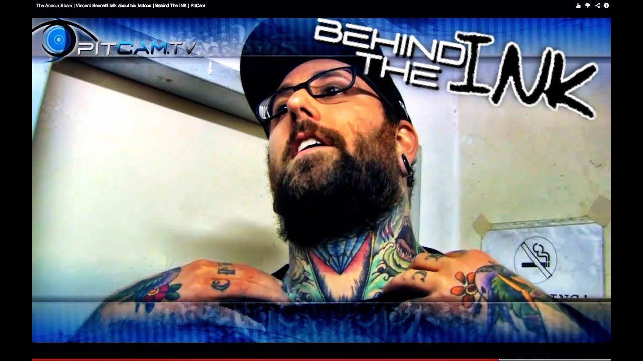 The Acacia Strain | Vincent Bennett talk about his tattoos | Behind The INK | PitCam