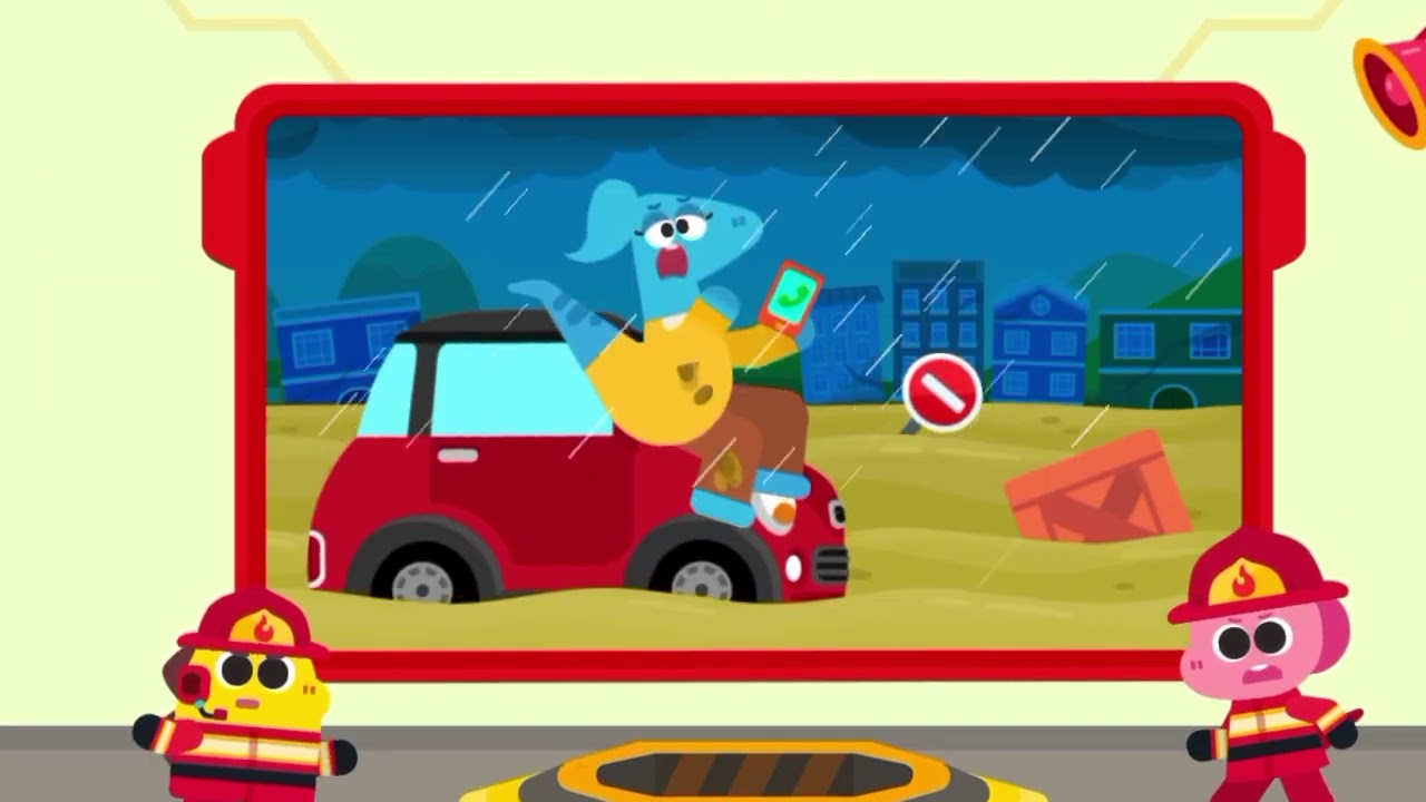 Cocobi dire fighters game cartoon videos 🏥 hospital fire cartoon video