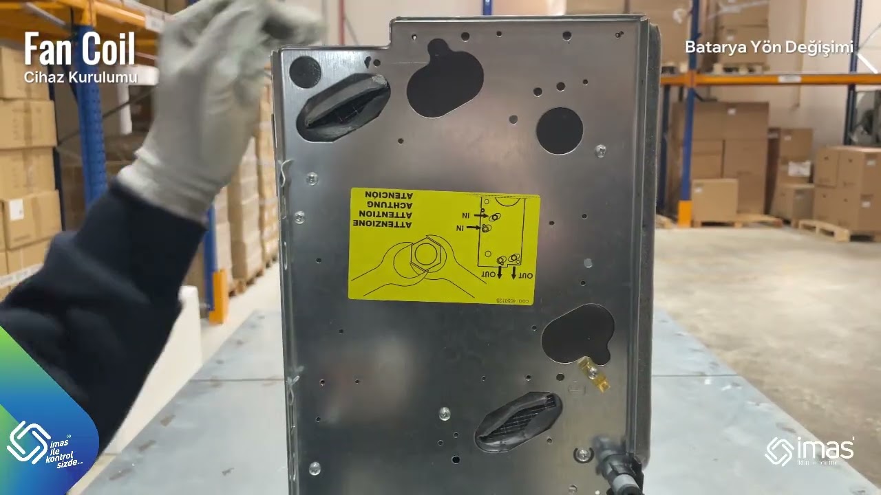 Fan Coil Batarya Yön Değişimi ve Termostat Bağlantısı