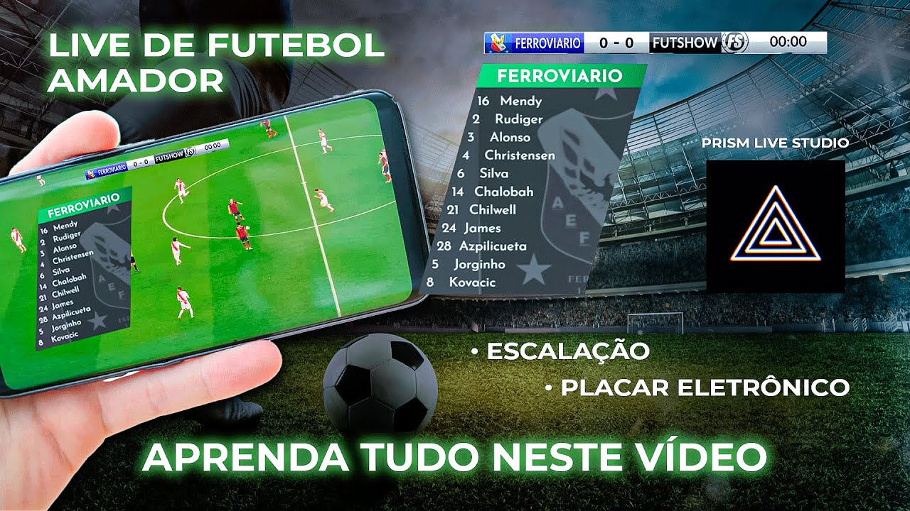COMO COLOCAR Placar Eletrônico e Escalação para Transmissão de Futebol no celular │ (2024)