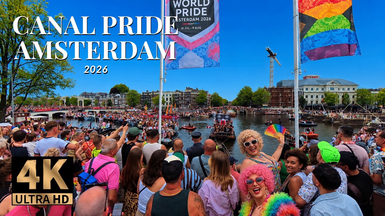 🌈 World Pride 2026 | Canal Parade Amsterdam 🇳🇱